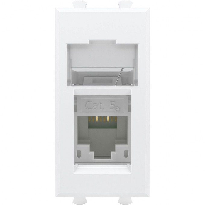Компьютерная розетка RJ-45 DKC "AVANTI" модульная, кат.6 "Белое облако" 4400291 Компьютерная розетка RJ-45 DKC "AVANTI" модульная, кат.6 "Белое облако" 4400291