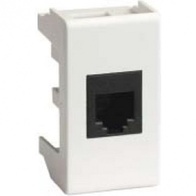 Компьютерная розетка RJ45 DKC VIVA кат.5e, 8P8C, белая, 1мод 45038 Компьютерная розетка RJ45 DKC VIVA кат.5e, 8P8C, белая, 1мод 45038