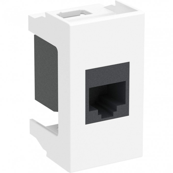Компьютерная розетка RJ45 DKC VIVA кат.5e экран., 8P8C, белая, 1мод 45048 Компьютерная розетка RJ45 DKC VIVA кат.5e экран., 8P8C, белая, 1мод 45048