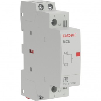 Контактор модульный DKC YON max типа MCE, 2P, 25A, 240В, 2НО