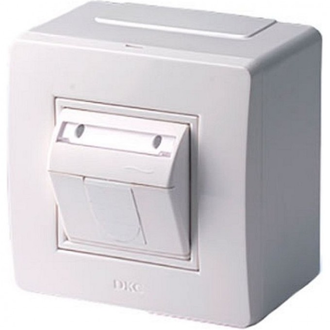 Коробка DKC PDD-N60 с 1 розеткой Brava RJ45 кат.5E (телефон/компьютер) белая 10665 Коробка DKC PDD-N60 с 1 розеткой Brava RJ45 кат.5E (телефон/компьютер) белая 10665