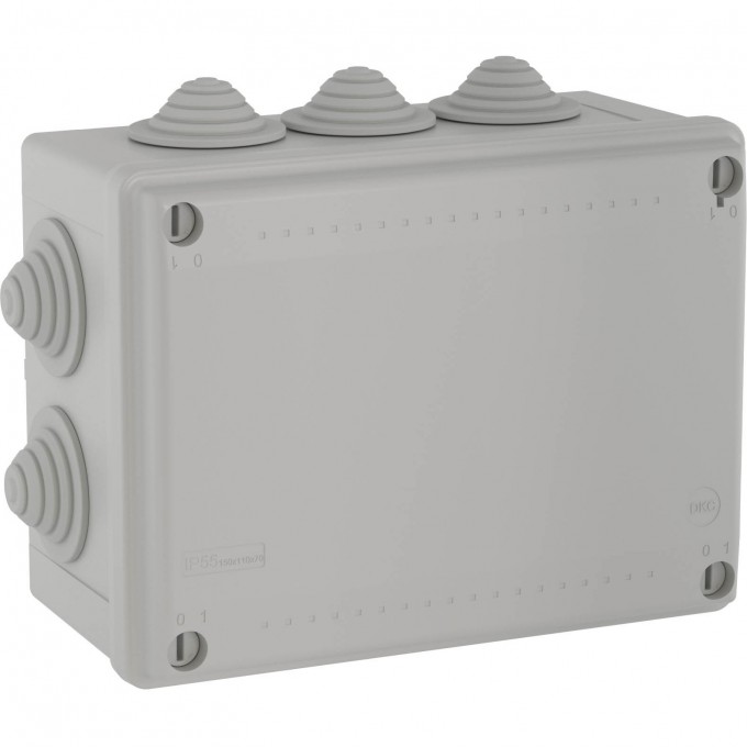 Коробка ответвительная DKC с 10 кабельными вводами диаметр 32мм, IP55, 190х140х70мм 54100 Коробка ответвительная DKC с 10 кабельными вводами диаметр 32мм, IP55, 190х140х70мм 54100